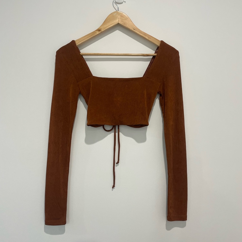 FIRST MUSE 🧡 TALIA TIE FRONT TOP 🧡 - Picture 11 of 13